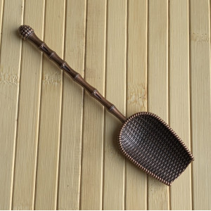 Чайная плетеная ложка из медного сплава